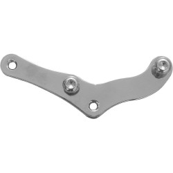 PartzBiz HD MW90-809 - Ultima 90-809 Chrome Billet ด้านหน้า Caliper Hanger สำหรับ Harley รุ่น 84-99 CUSTOM Harley Touring Sportster softail Dyna Evolution TWIN CAM