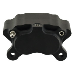 PartzBiz HD MW90-860 - Ultima สีดำ Billet อลูมิเนียม 4 ลูกสูบเบรค Caliper 90-860 CUSTOM Harley Touring Sportster softail Dyna Evolution TWIN CAM