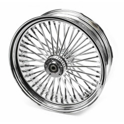 PartzBiz HD MW37-510 - Ultima 48 King Fat Spoke 18 5.5 ล้อหน้าดิสก์เดี่ยว Harley Custom Chopper 37-510