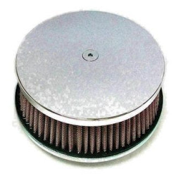 PartzBiz HD MW12-205 - Ultima 12-205 Chrome Classic Smooth Cover Air Cleaner Filter Kit Harley & Custom High Performance