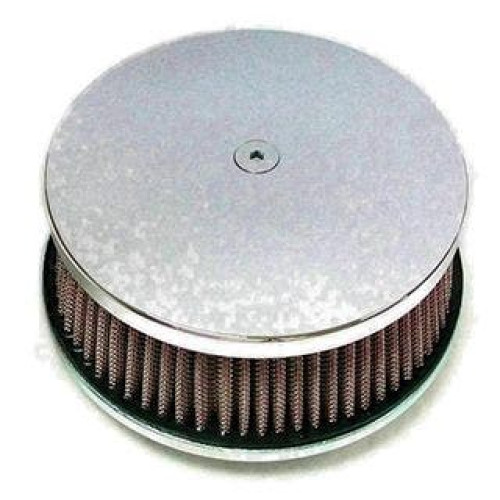 PartzBiz HD: 4401534-Ultima 12-205 Chrome Classic Smooth Cover Air Cleaner Filter Kit Harley & Custom High Performance