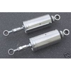PartzBiz HD MW116-231 - Ultima Chrome โช๊คหลังปรับความสูงได้สำหรับ 89-99 Harley Softail | 116-231