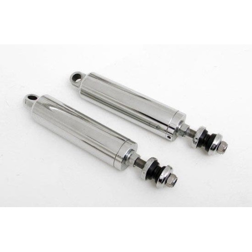 PartzBiz HD: 4401496-Ultima 116-258 Chrome Narrow Body Lowering Short Rear Shocks 00-13 Harley Davidson Softail fat boy heritage classic deluxe slim performance suspension shock absorber replacement Upgrade