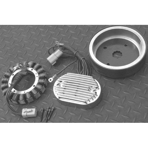 PartzBiz HD: 4401502-Ultima Complete 38 Amp Charging System for Harley Twin Cam Models 99-06