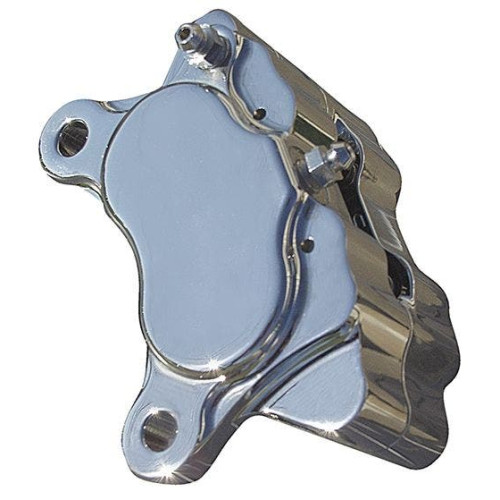 PartzBiz HD: 4401511-Ultima Polished Billet Aluminum 4 Piston Brake Caliper 90-675 Custom Harley touring sportster softail dyna evolution twin cam PartzBiz HD: 4401511-Ultima Polished Billet Aluminum 4 Piston Brake Caliper 90-675 Custom Harley touring sportster softail dyna evolution twin cam