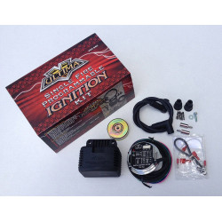 PartzBiz HD MW53-660 - Ultima Single Fire Programmable Ignition Coil Kit Harley Evo Big Twin & XL 70-99