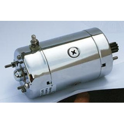 PartzBiz HD MW70-139 - Ultima Starter Chrome สำหรับ 66-88 BIG TWIN 1.4KW | 70-139