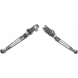 PartzBiz HD MU43089 - V-Factor 43089 Black 2 Slot Clutch & Brake Lever Set 2014-Up Harley Sportster