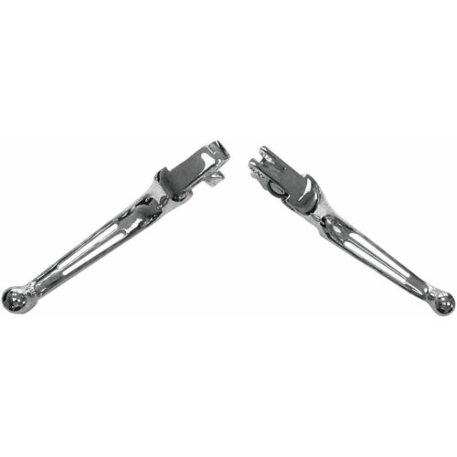 PartzBiz HD: 4401420-V-Factor 43089 Black 2 Slot Clutch & Brake Lever Set 2014-Up Harley Sportster