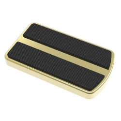 PartzBiz HD MU45111 - V-Factor 45111 Brass Foot Brake Lever Pad Harley Touring Softail 80-Up 