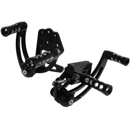 PartzBiz HD: 4401423-V-Factor Mid-USA 45846 Billet Forward Controls 00-17 Harley Davidson Softail FLST FXST Four 4 Speed Big Twin PartzBiz HD: 4401423-V-Factor Mid-USA 45846 Billet Forward Controls 00-17 Harley Davidson Softail FLST FXST Four 4 Speed Big Twin