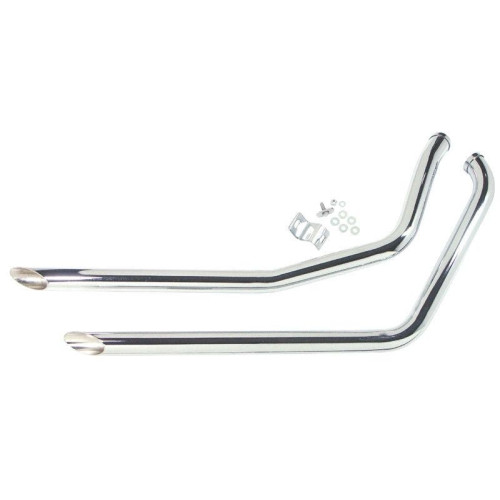 PartzBiz HD: 4401431-V-Factor 90030 Black Drag Pipes Exhaust System 86-06 Harley Softail FLST FXST 1-3/4"