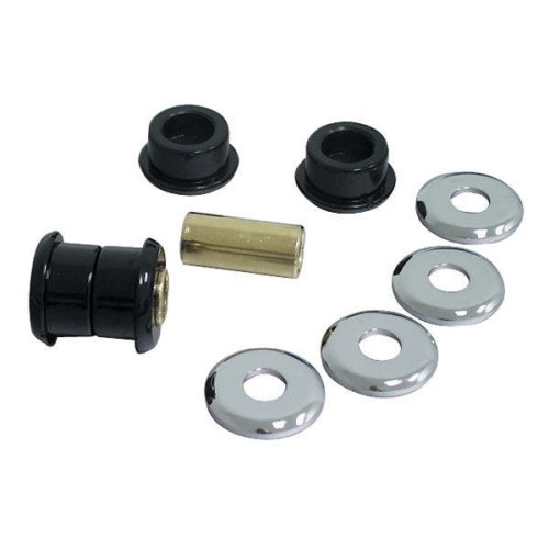 PartzBiz HD: 4401397-V-Factor Black Polyurethane Handlebar Bushings Harley Handlebar Riser Bushings 73-Up 