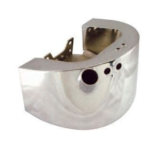 PartzBiz HD: 4401405-V-Factor Chrome Oe Style Oil Tank Repl 62498-00A Harley Softail 00-Up