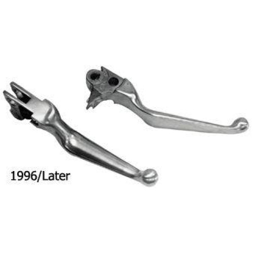 PartzBiz HD: 4401369-V-Factor Chrome Wide Blade Power Grip Hand Cable Clutch  Levers Harley 96-16 43036