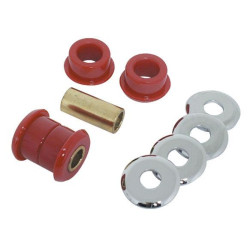 PartzBiz HD MU41337 - V-Factor Red Polyurethane Handlebar Bushings Harley Handlebar Riser Bushings 73-Up 