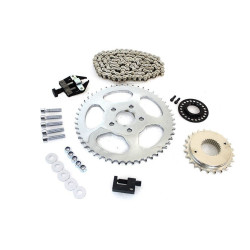 PartzBiz HD VT19-0180 - V-Twin 19-0180 Bolt On Chain Drive Conversion Kit Rear Sprocket FLST FXST 08-17 electra road street glide king fat boy bob slim deluxe softail dyna performance upgrade best for project chopper PartzBiz HD VT19-0180 - V-Twin 19-0180 Bolt On Chain Drive Conversion Kit Rear Sprocket FLST FXST 08-17 electra road street glide king fat boy bob slim deluxe softail dyna performance upgrade best for project chopper