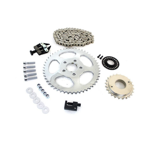 PartzBiz HD: 4401329-V-Twin 19-0180 Bolt On Chain Drive Conversion Kit สเตอร์หลัง FLST FXST 08-17 electra road street glide king fat boy bob slim deluxe softail dyna การอัพเกรดประสิทธิภาพ ดีที่สุดสำหรับ project chopper PartzBiz HD: 4401329-V-Twin 19-0180 Bolt On Chain Drive Conversion Kit สเตอร์หลัง FLST FXST 08-17 electra road street glide king fat boy bob slim deluxe softail dyna การอัพเกรดประสิทธิภาพ ดีที่สุดสำหรับ project chopper