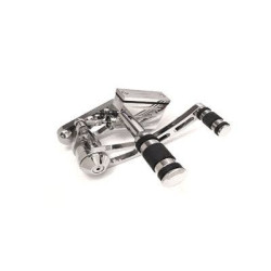 PartzBiz HD VT22-0760 - V-Twin 22-0760 Chrome Billet Forward Control Kit Harley Big Twin 58-99 PartzBiz HD VT22-0760 - V-Twin 22-0760 Chrome Billet Forward Control Kit Harley Big Twin 58-99