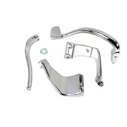 PartzBiz HD VT22-0956 - V-Twin 22-0956 Chrome Further Forward Mid Control Kit Foot Pegs Dyna FXD 06-17 Harley 50500386 PartzBiz HD VT22-0956 - V-Twin 22-0956 Chrome Further Forward Mid Control Kit Foot Pegs Dyna FXD 06-17 Harley 50500386