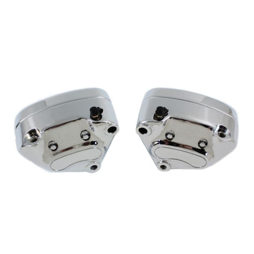 PartzBiz HD: 4401343-V-Twin 23-0581 Chrome Front 4 Piston Caliper Set Harley FLT Touring 00-07 PartzBiz HD: 4401343-V-Twin 23-0581 Chrome Front 4 Piston Caliper Set Harley FLT Touring 00-07