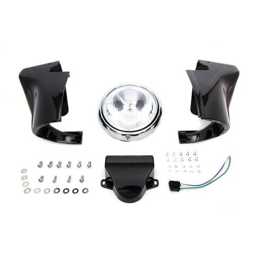 PartzBiz HD: 4401294-V-Twin 24-19647 ” ไฟหน้า Nacelle Cowl Kit สีดำ Harley Shovelhead FL 60-84 ตัวถังรถ บังลม บังลม davidson electra road street glide king ดีที่สุดสำหรับการอัพเกรด การทดแทน คัสตอม bagger bobber chopper electra glide road king street PartzBiz HD: 4401294-V-Twin 24-19647 ” ไฟหน้า Nacelle Cowl Kit สีดำ Harley Shovelhead FL 60-84 ตัวถังรถ บังลม บังลม davidson electra road street glide king ดีที่สุดสำหรับการอัพเกรด การทดแทน คัสตอม bagger bobber chopper electra glide road king street