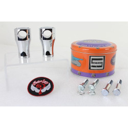 PartzBiz HD VT26-0155 - V-Twin 26-0155 Chrome Indian Larry Billet 3 ” Riser Set 1 ” Clamp Handlebars universal harley davidson รถจักรยานยนต์ที่กำหนดเองrisers PartzBiz HD VT26-0155 - V-Twin 26-0155 Chrome Indian Larry Billet 3 ” Riser Set 1 ” Clamp Handlebars universal harley davidson รถจักรยานยนต์ที่กำหนดเองrisers