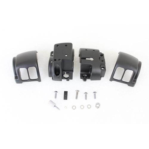 PartzBiz HD: 4401265-V-Twin 26-0847 สีดำสวิทช์ควบคุมHandlebar Housing Kit 16-Up Harley Davidson Softail Customปุ่มเน้นอัพเกรดเปลี่ยน PartzBiz HD: 4401265-V-Twin 26-0847 สีดำสวิทช์ควบคุมHandlebar Housing Kit 16-Up Harley Davidson Softail Customปุ่มเน้นอัพเกรดเปลี่ยน