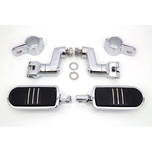 PartzBiz HD: 4401272-V-Twin 27-0485 Chrome Streamliner Footpeg Kit Forward Control Custom Harley Extension Custom Harley chopper หมุดไปข้างหน้าทางหลวง PartzBiz HD: 4401272-V-Twin 27-0485 Chrome Streamliner Footpeg Kit Forward Control Custom Harley Extension Custom Harley chopper หมุดไปข้างหน้าทางหลวง