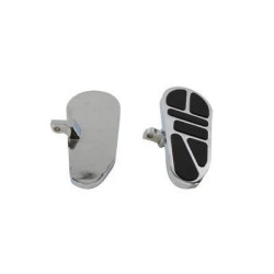 PartzBiz HD VT27-0793 - V-Twin 27-0793 Billet Chrome Mini Floorboard Foot Rest Universal Harley Custom PartzBiz HD VT27-0793 - V-Twin 27-0793 Billet Chrome Mini Floorboard Foot Rest Universal Harley Custom