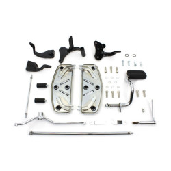 PartzBiz HD VT27-0920 - V-Twin 27-0920 Complete Floorboard Footboard Kit Floorboards Foot Boards Harley Dyna 96-05 PartzBiz HD VT27-0920 - V-Twin 27-0920 Complete Floorboard Footboard Kit Floorboards Foot Boards Harley Dyna 96-05