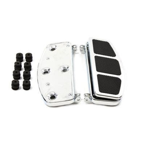PartzBiz HD: 4401282-V-Twin 27-1054 Billet Chrome Floorboard ที่วางเท้า Board Harley FL 1941-84