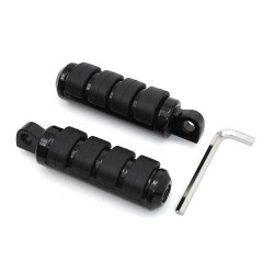 PartzBiz HD VT27-1457 - V-Twin 27-1457 Black Small Cats Paw Footpeg Rubber Pad Harley Davidson Motorcycle Pegs Aftermarket Custom chopper bike Blackout Replacement Upgrade 5091590T 4911098 5013095A PartzBiz HD VT27-1457 - V-Twin 27-1457 Black Small Cats Paw Footpeg Rubber Pad Harley Davidson Motorcycle Pegs Aftermarket Custom chopper bike Blackout Replacement Upgrade 5091590T 4911098 5013095A