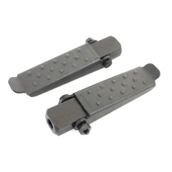 PartzBiz HD VT27-1770 - V-Twin 27-1770 Parkerized Rear Footpeg Set Black OE 52652-29 Universal Black Combat Rear Foot Pegs Set Footpegs Harley Softail Dyna Sporster Touring best for davidson upgrade replacement repair pillion PartzBiz HD VT27-1770 - V-Twin 27-1770 Parkerized Rear Footpeg Set Black OE 52652-29 Universal Black Combat Rear Foot Pegs Set Footpegs Harley Softail Dyna Sporster Touring best for davidson upgrade replacement repair pillion