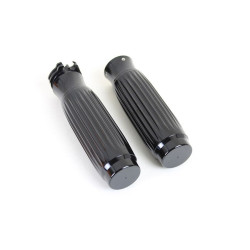 PartzBiz HD VT28-0462 - V-Twin 28-0462 Rib Style Handlebar Grip Set Retro Classic Chopper Harley 84-17 PartzBiz HD VT28-0462 - V-Twin 28-0462 Rib Style Handlebar Grip Set Retro Classic Chopper Harley 84-17