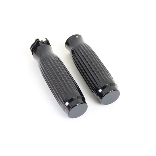 PartzBiz HD: 4401254-V-Twin 28-0462 Rib Style Handlebar Grip Set Retro Classic Chopper Harley 84-17 PartzBiz HD: 4401254-V-Twin 28-0462 Rib Style Handlebar Grip Set Retro Classic Chopper Harley 84-17