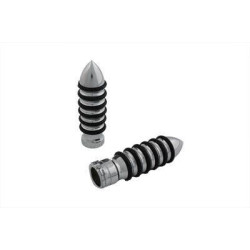 PartzBiz HD VT28-0588 - V-Twin 28-0588 Chrome Billet Rocket O-Ring Style Handlebar Grips Harley 82-17 PartzBiz HD VT28-0588 - V-Twin 28-0588 Chrome Billet Rocket O-Ring Style Handlebar Grips Harley 82-17