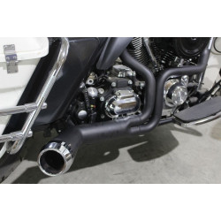 PartzBiz HD VT29-0024 - V-Twin 29-0024 FLT Offset Megaphone 2:1 1-3/4 Exhaust Black Chrome Tip FLT 06-16 PartzBiz HD VT29-0024 - V-Twin 29-0024 FLT Offset Megaphone 2:1 1-3/4 Exhaust Black Chrome Tip FLT 06-16