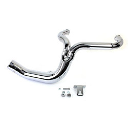 PartzBiz HD VT29-0030 - V-Twin 29-0030 Chrome 2 Into 1 Lake Style Exhaust System w/ Tip 95-06 Harley FLT Road Glide Touring custom header muffler pipes PartzBiz HD VT29-0030 - V-Twin 29-0030 Chrome 2 Into 1 Lake Style Exhaust System w/ Tip 95-06 Harley FLT Road Glide Touring custom header muffler pipes