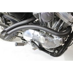 PartzBiz HD VT30-0005 - V-Twin 30-0005 Black 2" Curved Radius Exhaust Header Set 07-Up Harley Sportster PartzBiz HD VT30-0005 - V-Twin 30-0005 Black 2" Curved Radius Exhaust Header Set 07-Up Harley Sportster