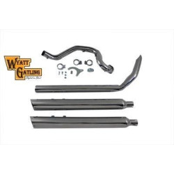 PartzBiz HD VT30-0608 - V-Twin 30-0608 Chrome Cross Over Exhaust Header System Harley Touring FLT 95-08 PartzBiz HD VT30-0608 - V-Twin 30-0608 Chrome Cross Over Exhaust Header System Harley Touring FLT 95-08