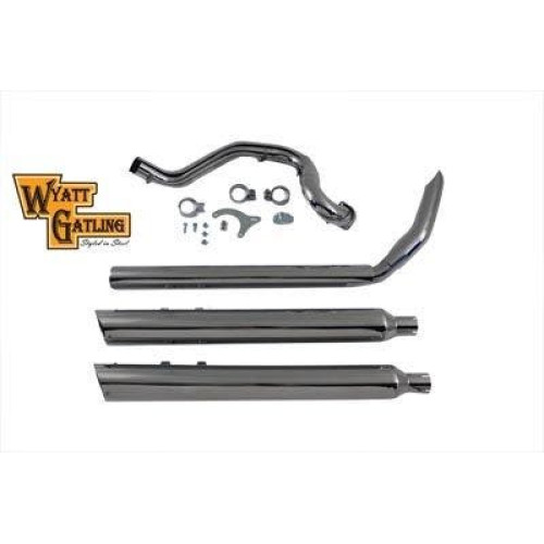 PartzBiz HD: 4401235-V-Twin 30-0608 Chrome Cross Over Exhaust Header System Harley Touring FLT 95-08