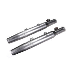 PartzBiz HD VT30-0821 - V-Twin 30-0821 Wyatt Gatling Slip-On Mufflers Chrome Harley XL Sportster 04-13 PartzBiz HD VT30-0821 - V-Twin 30-0821 Wyatt Gatling Slip-On Mufflers Chrome Harley XL Sportster 04-13