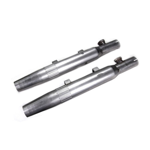 PartzBiz HD: 4401203-V-Twin 30-0821 Wyatt Gatling Slip-On Mufflers Chrome Harley XL Sportster 04-13