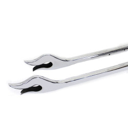 PartzBiz HD VT30-1433 - V-Twin 30-1433 Chrome 31" Flame Exhaust Pipe Extension Slip-On Harley Custom best New Upgrade Tips PartzBiz HD VT30-1433 - V-Twin 30-1433 Chrome 31" Flame Exhaust Pipe Extension Slip-On Harley Custom best New Upgrade Tips