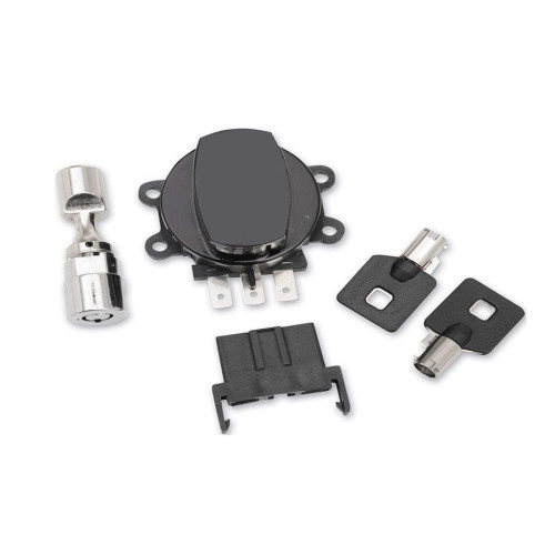 PartzBiz HD: 4401181-V-Twin 32-1480 Side Hinge Ignition Switch Black & Fork Lock Harley Softail 11-17 PartzBiz HD: 4401181-V-Twin 32-1480 Side Hinge Ignition Switch Black & Fork Lock Harley Softail 11-17