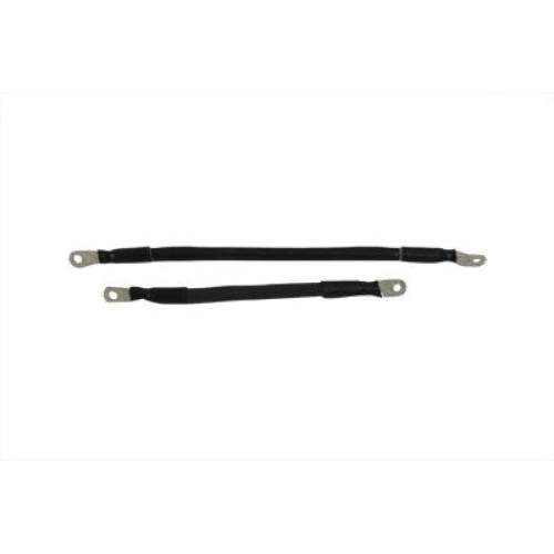 PartzBiz HD: 4401186-V-Twin 32-2008 Extreme Duty 2 Gauge Battery Cable Set Harley Dyna FXD 91-17 High output best new upgrade batter charging cables wires upgrade replacement