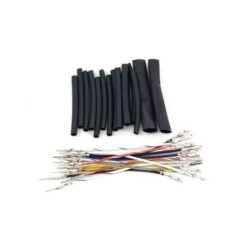 PartzBiz HD VT32-6656 - V-Twin 32-6656 ชุดสายไฟแฮนด์บาร์ ชุดขยาย 4” Harley Big Twin 07-Up Harley Davidson Touring FLHT FLHR FLTR Road Glide Road King Electra Glide Control Wires Cables