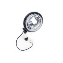 PartzBiz HD VT33-1771 - V-Twin 33-1771 5-3/4" Bates Style LED Headlamp Chrome Harley & Custom Universal