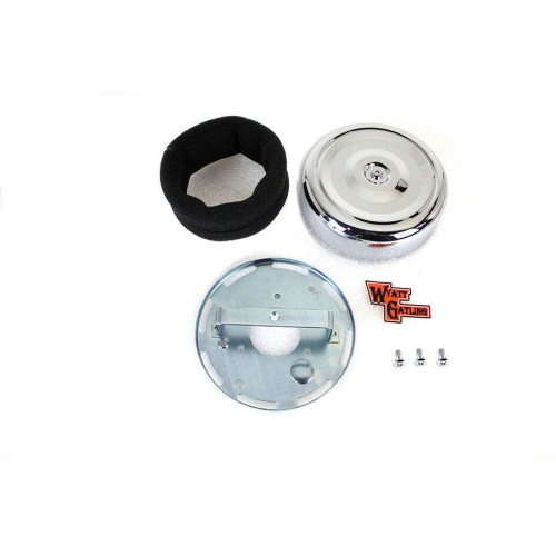 PartzBiz HD: 4401158-V-Twin 34-0429 Chrome 7" Round Air Cleaner Filter Kit 08-Up Harley FLH Twin Cam PartzBiz HD: 4401158-V-Twin 34-0429 Chrome 7" Round Air Cleaner Filter Kit 08-Up Harley FLH Twin Cam